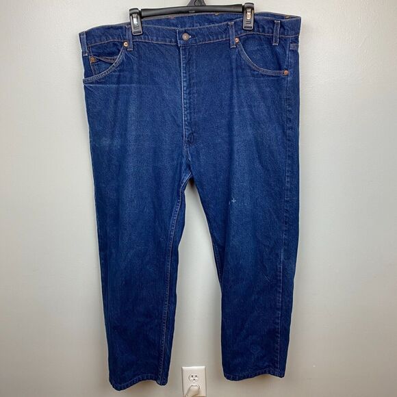 Levis Jeans Men's 44x30 Blue‎ 80s VTG Orange Tab 20505-0216 Made in USA Vintage - Picture 1 of 16